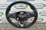 Vauxhall Corsa E SRI leather steering wheel controls red stitching 13439115