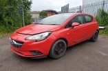 Vauxhall Corsa E breaking spares parts rear back bumper red Z547