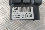 Vauxhall Meriva A headlight switch 93394756 WQ 2003-2010
