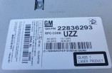 Vauxhall Meriva B CD Player Radio Head Unit CD400 22836293 PART NUMBER
