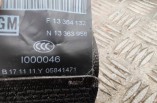 Vauxhall Meriva B Seat Belt Passengers Rear Left 13364132 13363958 (2)