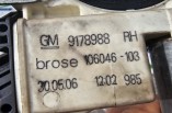 Vauxhall Vectra Exclusiv electric window regulator motor drivers side front 9178988 (2)