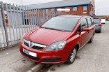 Vauxhall Zafira B MK2 breaking spares parts SEAT BELT 2ND ROW DRIVERS REAR RIGHT