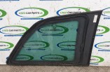 Vauxhall Zafira B quarter window glass passengers rear left tinted black chrome trim 1