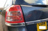 Vauxhall Zafira Exclusiv rear tail light passengers 2008-2014