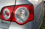 Volkswagen Passat Highline drivers rear tail light brake lamp on body saloon 2009