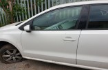 Volkswagen Polo MK5 6R door in white passengers front LB9A